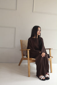 Sara Skirt Set - Brown