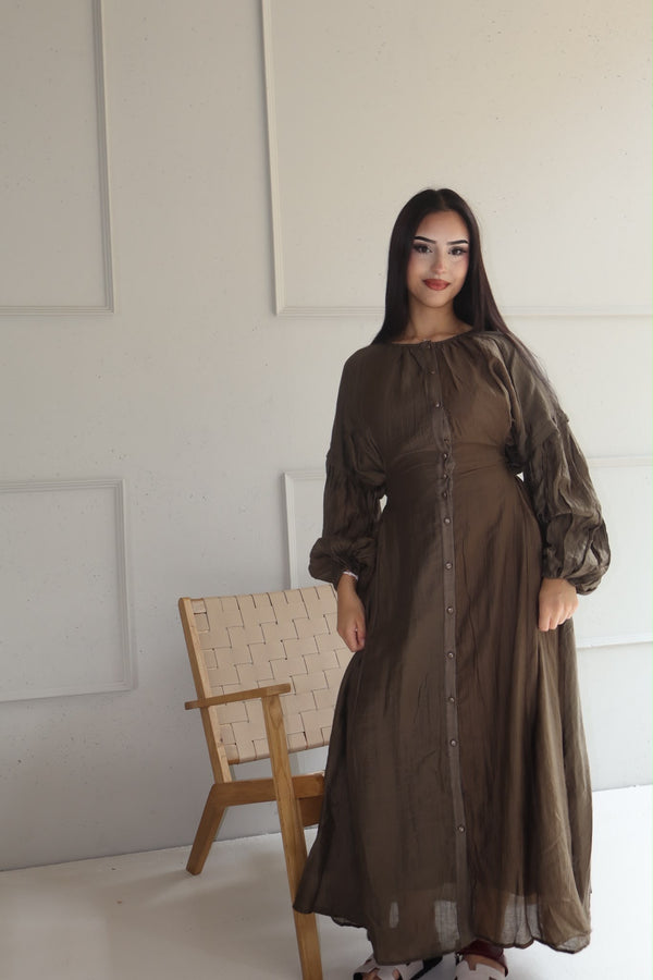 Sora Dress - Brown