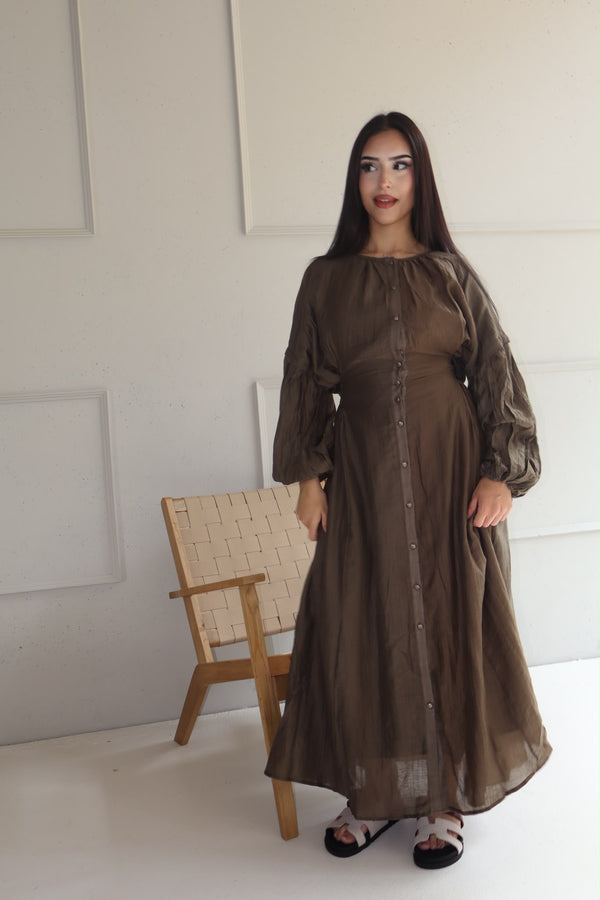 Sora Dress - Brown