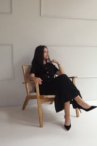 Sandra Dress Set - Black