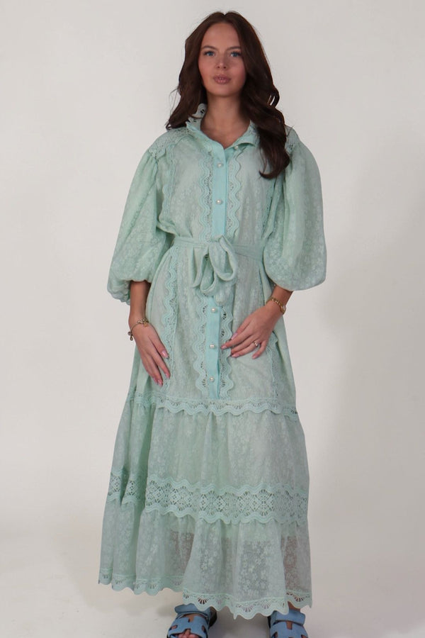 Noor Dress - Mintgroen