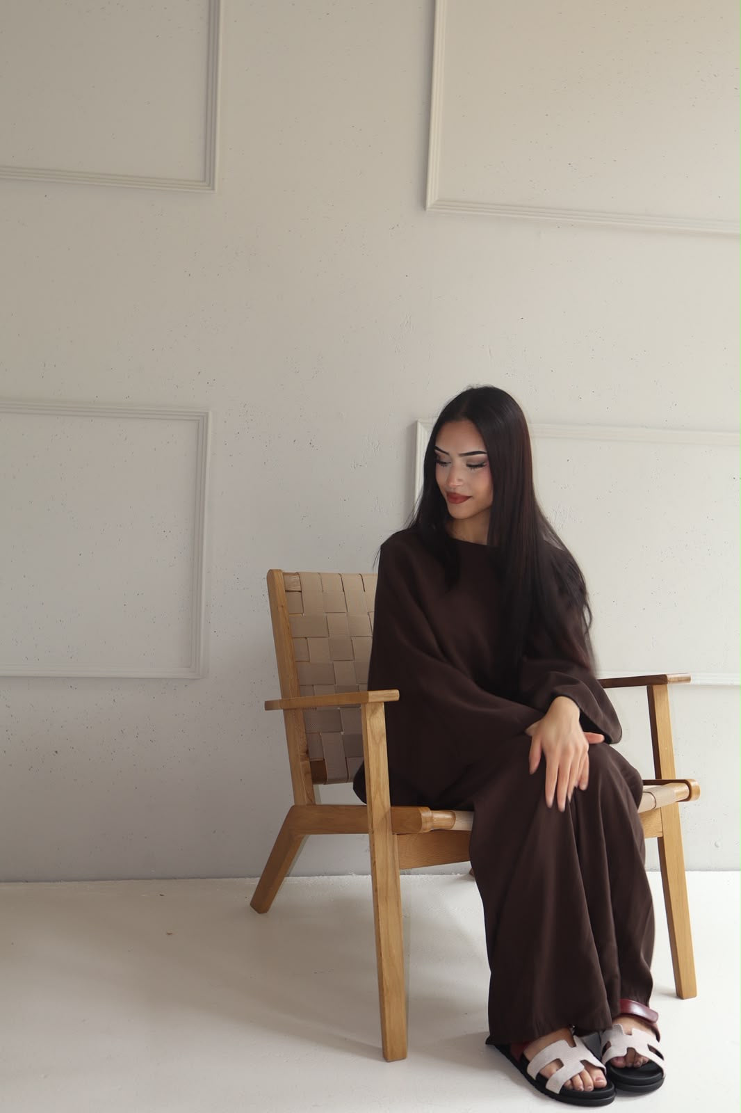 Sara Skirt Set - Brown