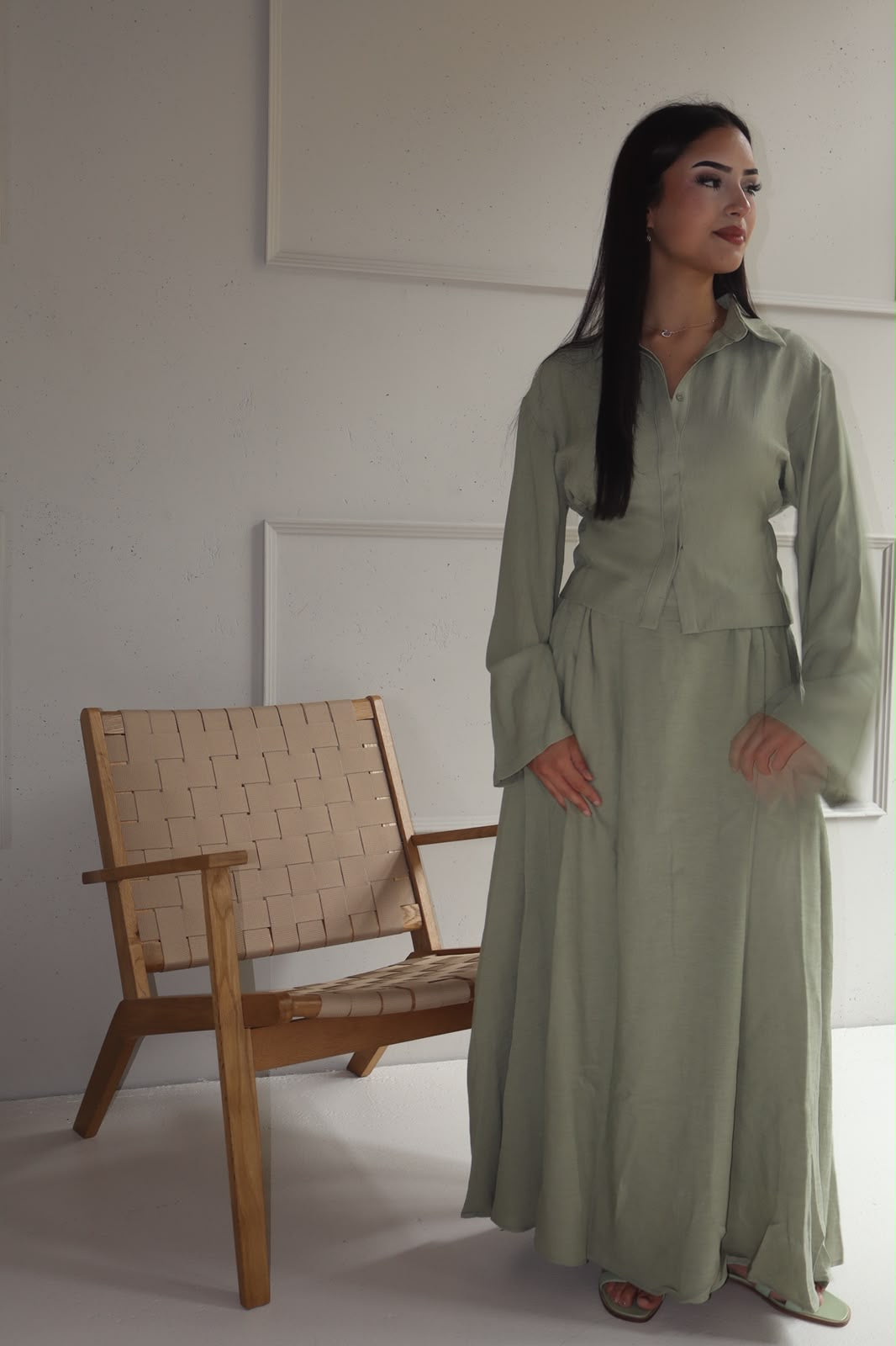 Dilara Dress Set - Green